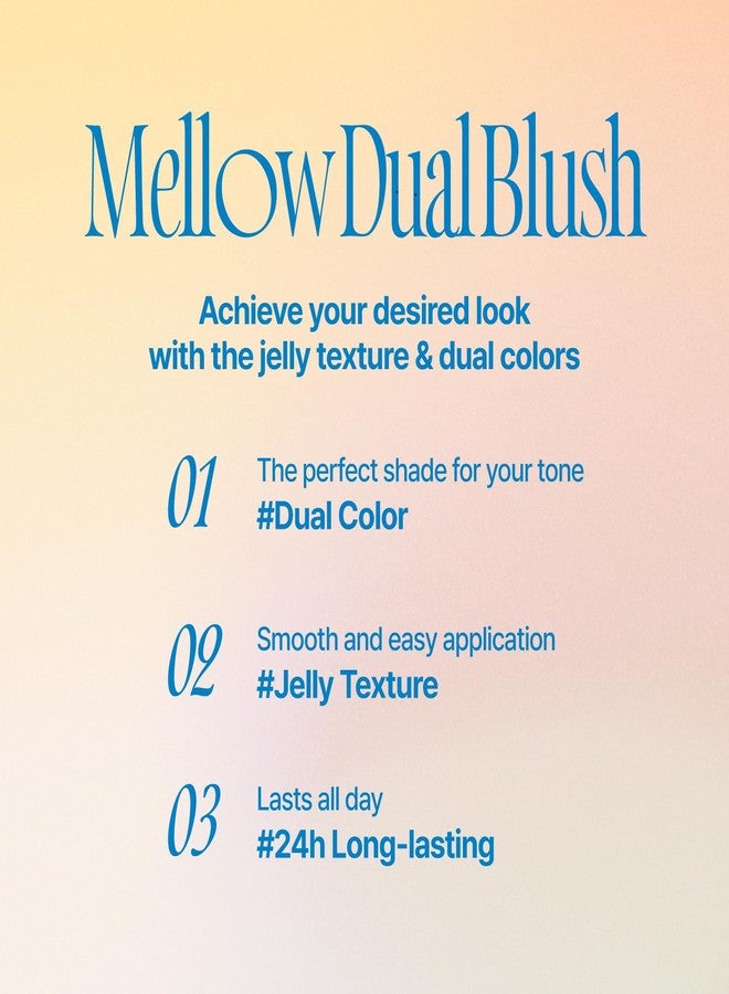 fwee Mellow Dual Blush | MV01 No More Cupid | Dual Color, Jelly Texture, 12 Colors, Longwear, Long-lasting | 7.2g - Image 3